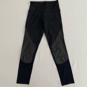 XXIV Active Women’s Strike Leggings XS 7/8 High Waisted Mesh Panels Gym Yoga